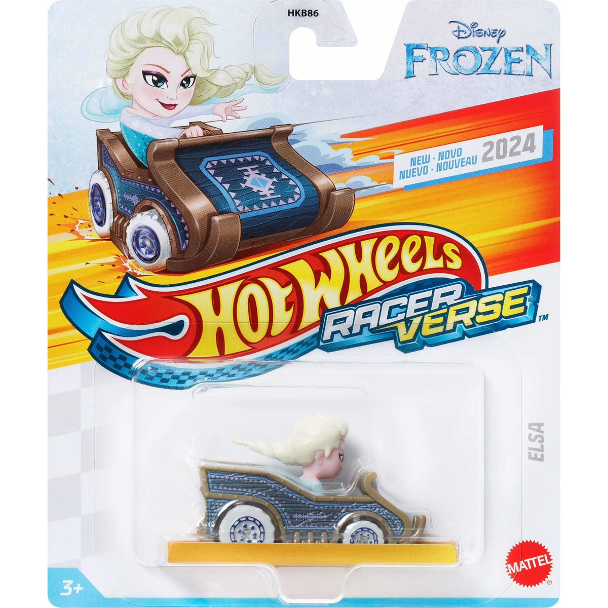 Hot Wheels RacerVerse Elsa Die-Cast Car | 1:64 Scale Collectible