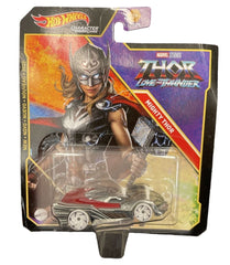 Hot Wheels Mighty Thor Thor Love and Thunder Character Car 1:64 Scale