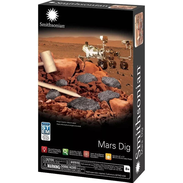 Smithsonian Mars Dig Science Kit with Rover Model