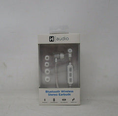 iHome H Audio Bluetooth Wireless Stereo Earbuds – White