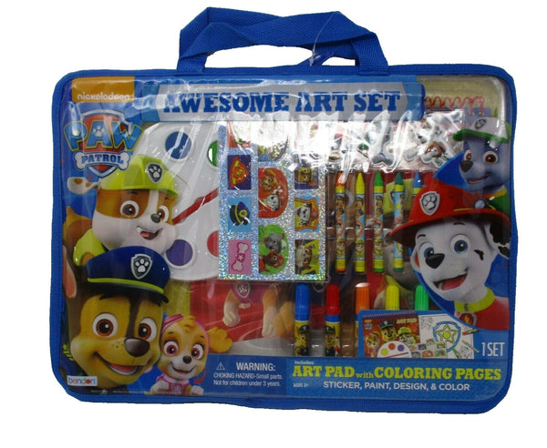 Bendon PAW Patrol Awesome Art Set – Paint, Color & Stickers