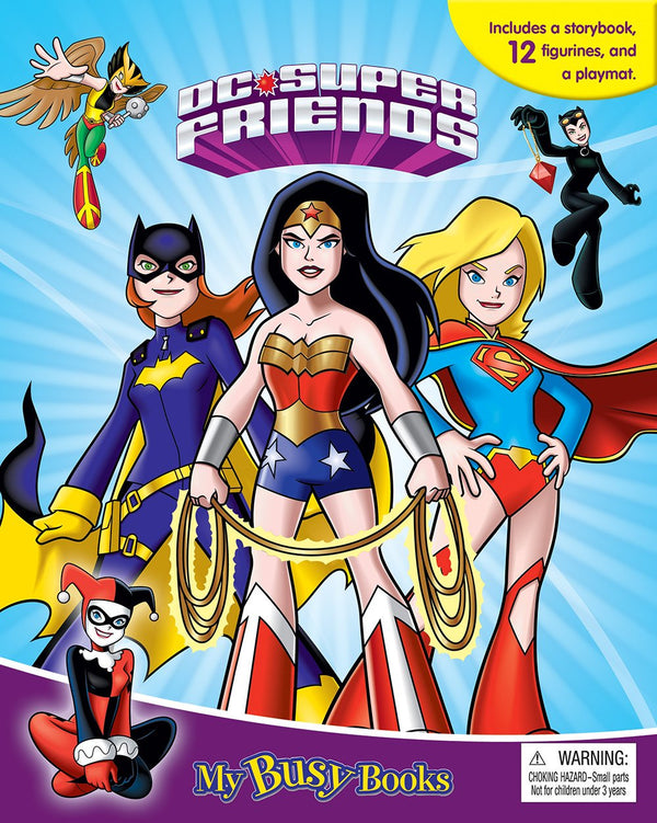 DC Super Friends My Busy Book – Girls' Superhero Activity Set