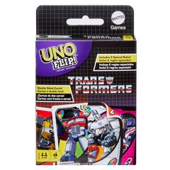 Mattel UNO Flip Transformers Card Game — Autobots vs. Decepticons