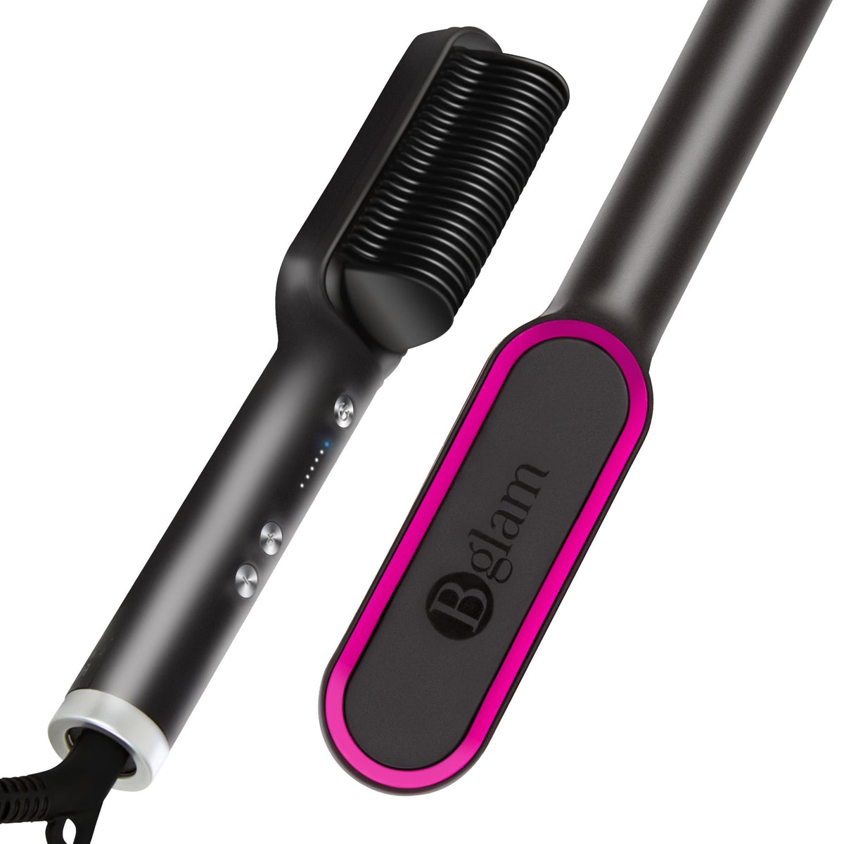 Bglam Ionic Hair Straightener Brush with 6 Heat Settings