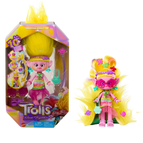 Mattel Trolls Hairsational Reveals Viva Fashion Doll