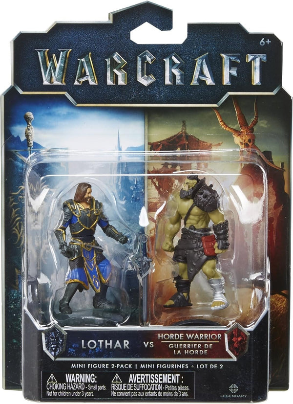 Warcraft Mini Lothar & Horde Warrior 2-Pack Action Figures