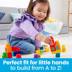 MEGA ABC Building Bag – Letter Learning Building Set for Kids
