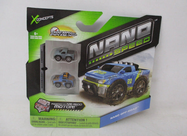 Nano Speed Off-Road 2-Pack | Wadibash & Condor Mini Race Cars