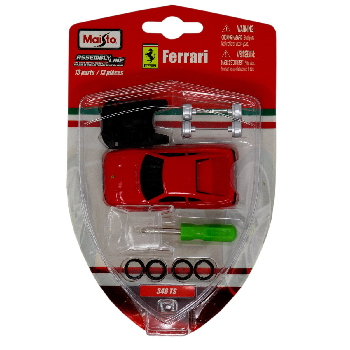 Maisto Assembly Line Ferrari 348 TS Model Kit | 1/64 Scale