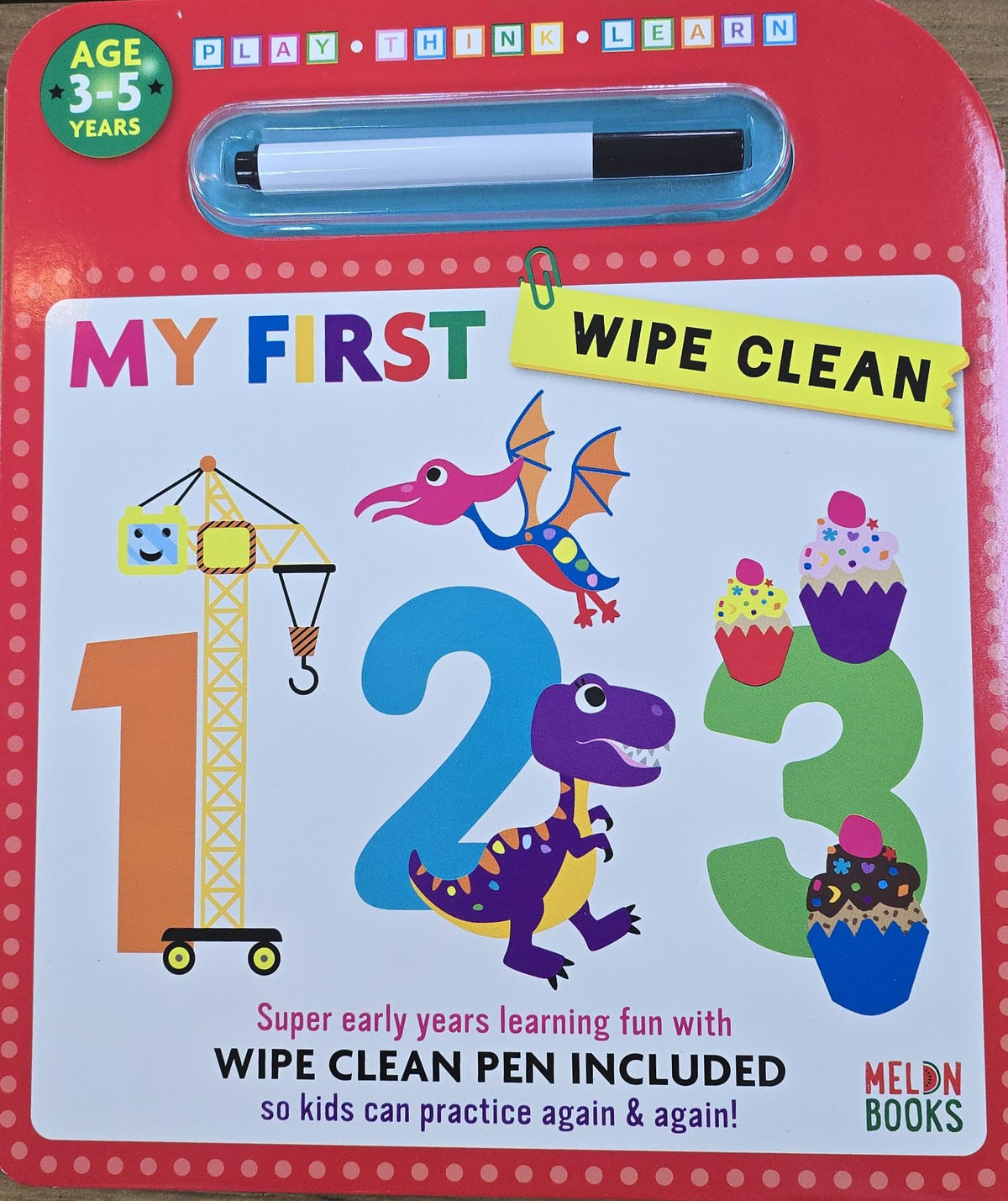 My First Wipe Clean Numbers Book – 1, 2, 3