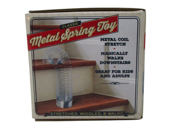 Meridian Point Classic Metal Spring Toy — Timeless Coil Fun