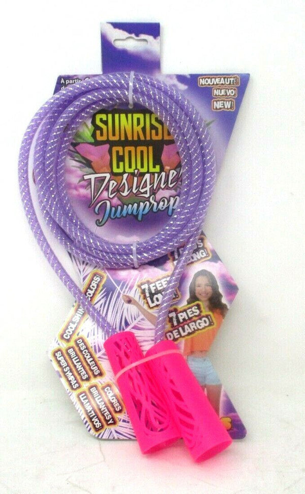Kess Co Designer Jump Rope – Purple & Pink, 7 Foot