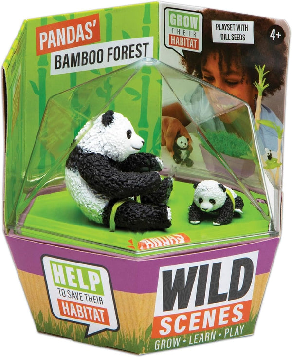 PlayMonster Wild Scenes Pandas' Bamboo Forest Grow & Play Kit