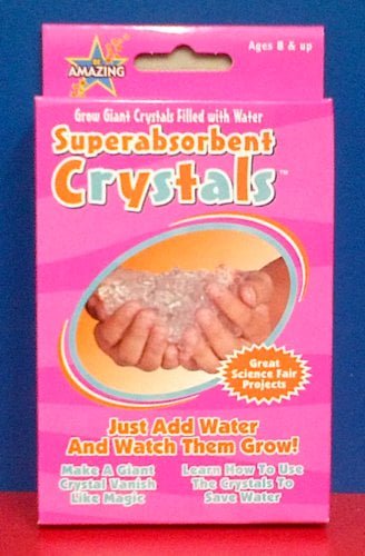 Superabsorbent Crystal Pegs | Heavy-Duty Water-Retaining Growing Crystals