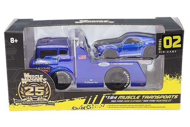 Maisto Muscle Transports 1966 Ford C600 & 1969 Mustang GT 1:64