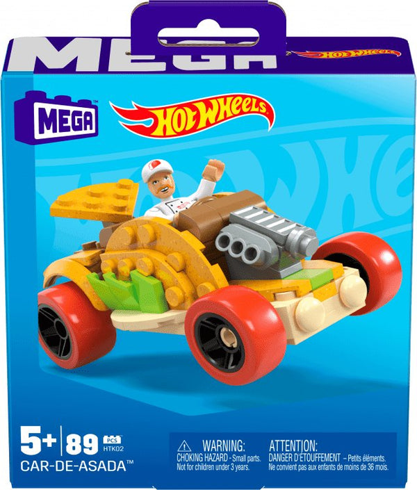Hot Wheels Car-De-Asada 89-Piece Build & Play Set by Mattel
