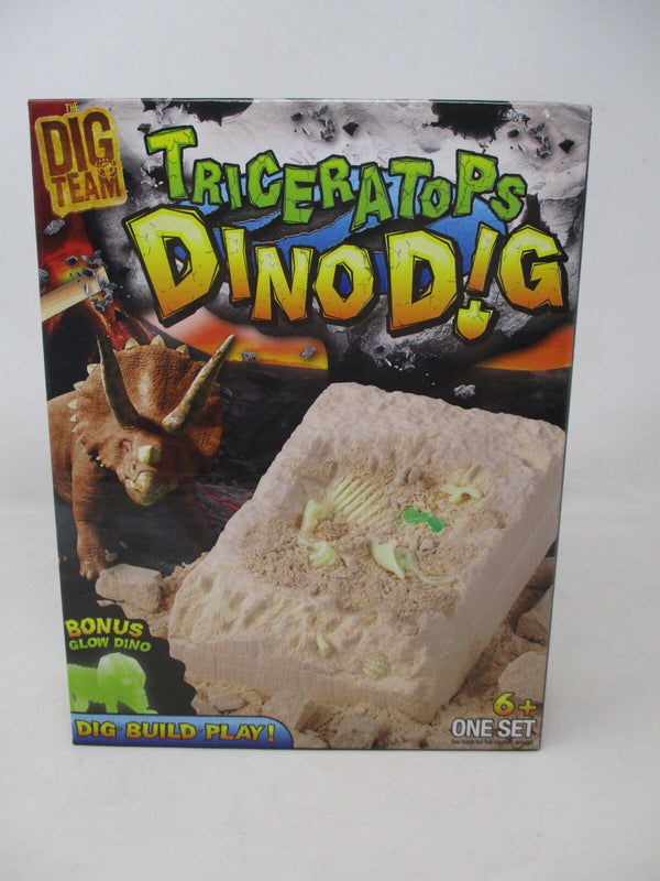 Dig Team Triceratops Dino Dig Site – Kids Excavation Kit
