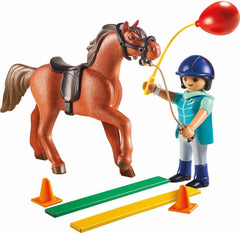 PLAYMOBIL Horse Therapist Playset 9259 – Figure & Horse
