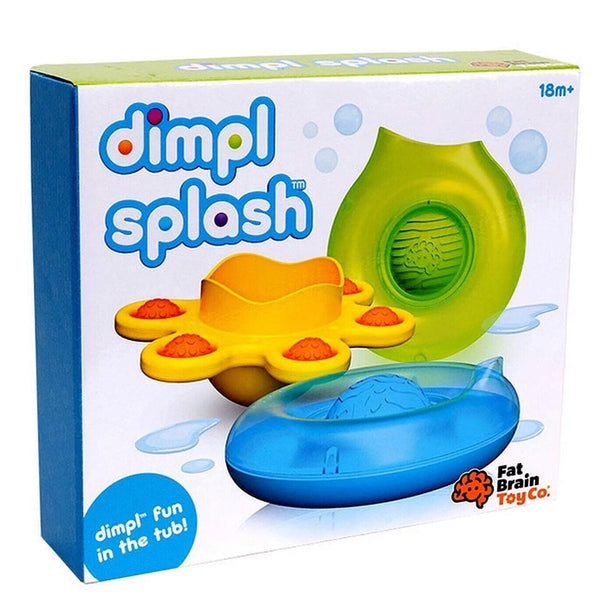 Fat Brain Toys Dimpl Splash 3-Piece Baby Bath Toy Set