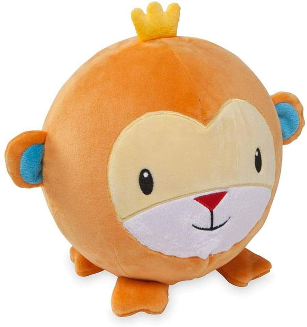 HearthSong Bounce & Glow Sillies Dilly Monkey Inflatable Plush + Storybook