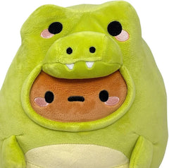 Smoko Croc Tayto Midi Mochi Green Crocodile Potato Plush 11"