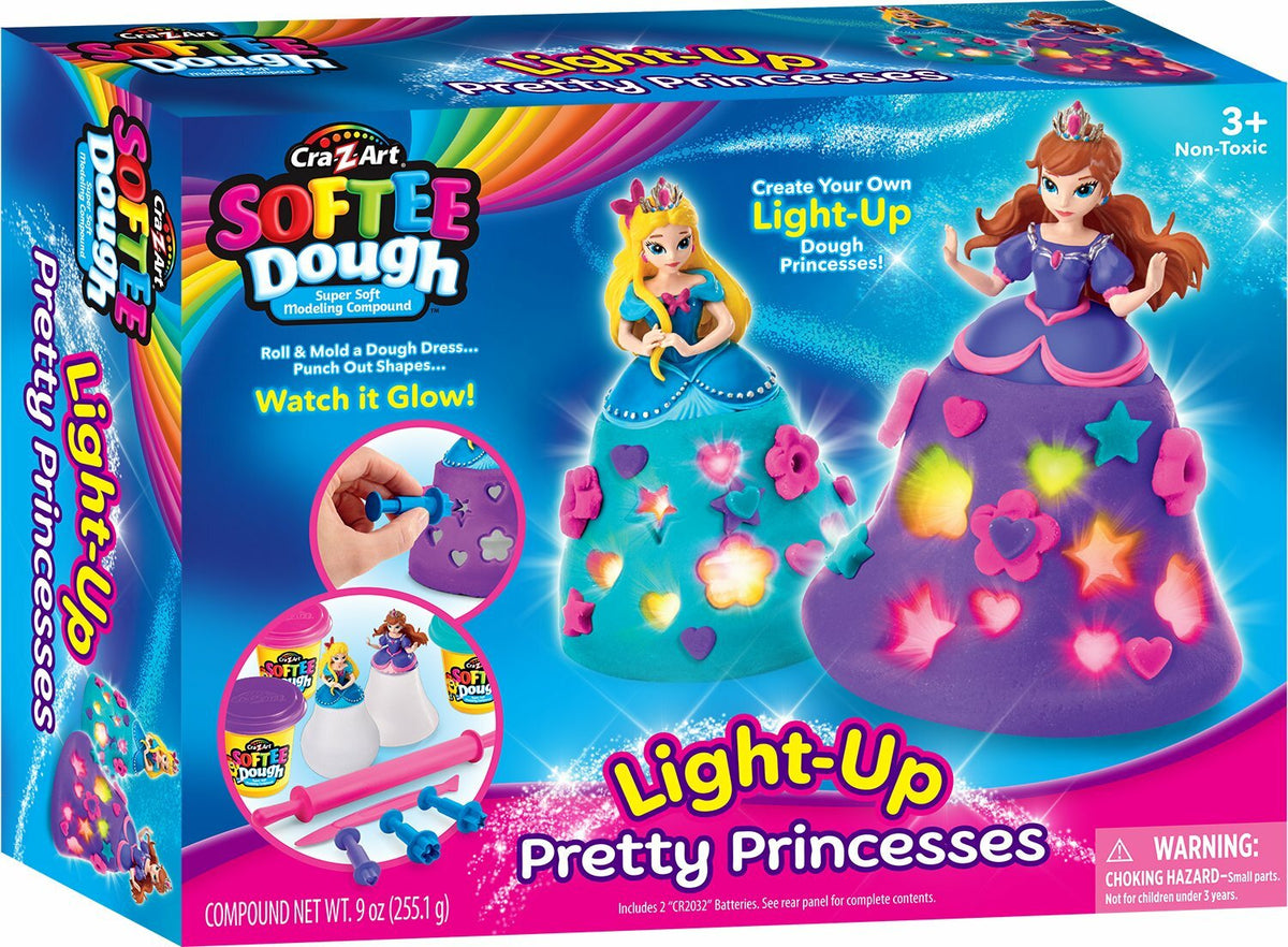 Cra-Z-Art Softee Dough Light-Up Princesses Modeling Kit
