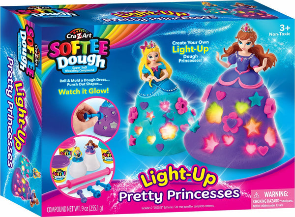 Cra-Z-Art Softee Dough Light-Up Princesses Modeling Kit