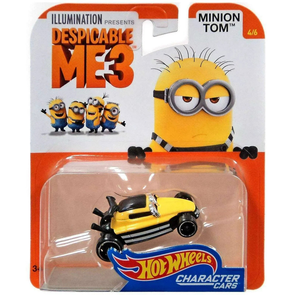Hot Wheels Despicable Me 3 Minion Tom 1:64 Die-Cast Car