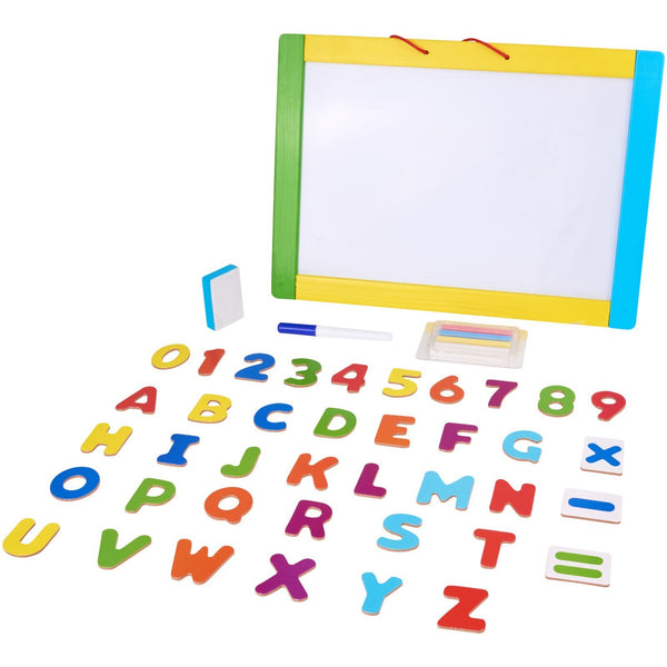 Real Wood Toys Double-Sided Magnetic Drawing Board for Kids
