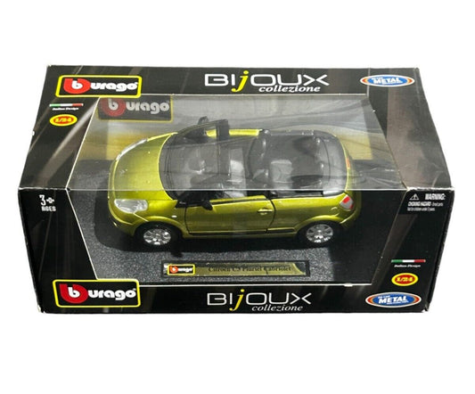 Bburago Citroën C3 Pluriel Cabriolet Die-Cast Model Car – Green