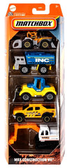 Matchbox MBX Construction VII 5-Pack Die-Cast Vehicles 2024