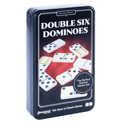Goliath Pressman Double Six Dominoes Set | 10 Games, Tin Case