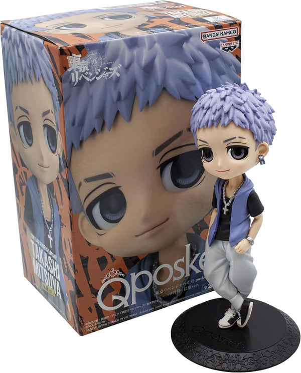 Banpresto Tokyo Revengers Takashi Mitsuya Q Posket Figure Ver. A