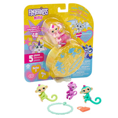 WowWee Fingerlings Minis Series 2 – 5-Piece Set with Bracelet & Charm