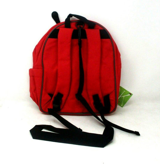 RK Kids Red Owl Backpack with Safety Leash