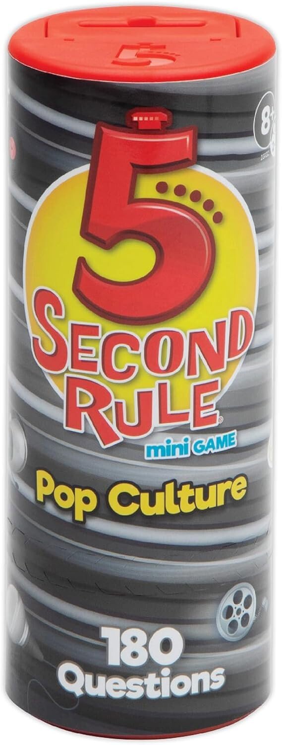 5 Second Rule Pop Culture Edition Mini Card Game by PlayMonster