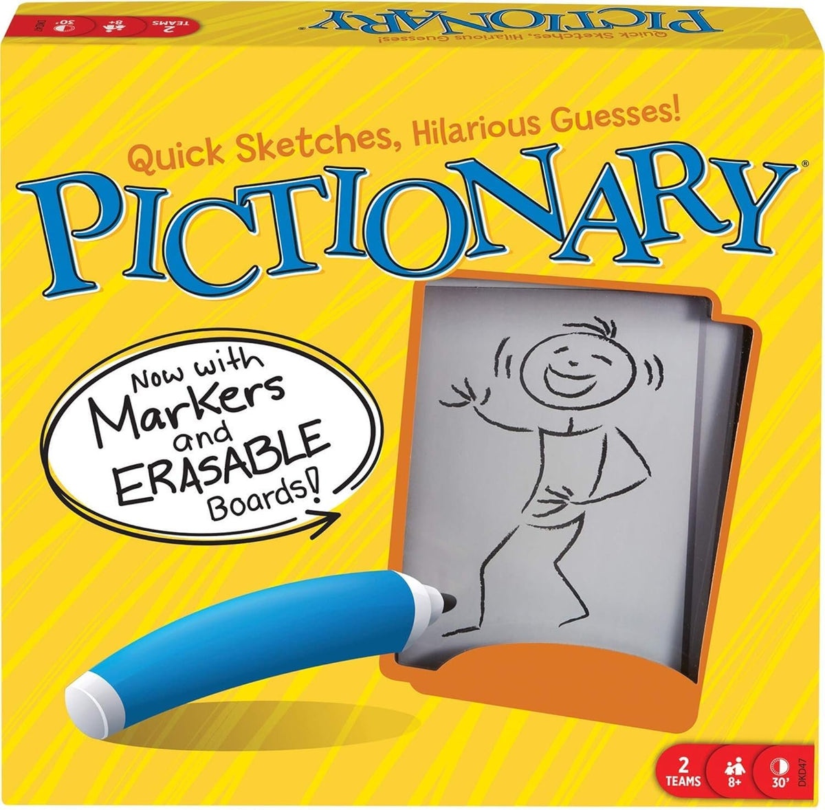 Mattel Pictionary Classic Quick-Draw Party Game