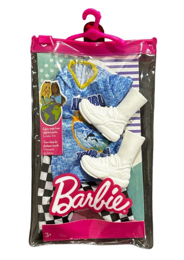 Barbie Fashions Ken Doll Clothes – Malibu Tee, Shorts & Accessory