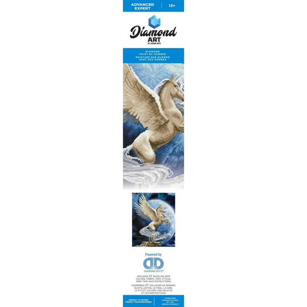 Leisure Arts Diamond Art Kit – Pegasus 16"x20" 5D Painting
