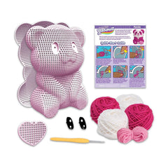 PlayMonster Latchkits Yarnimals Panda 3D Latch Hook Craft Kit