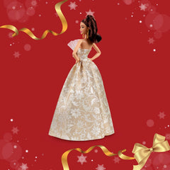 Barbie Signature 2025 Holiday Doll – Silver & Gold Gown