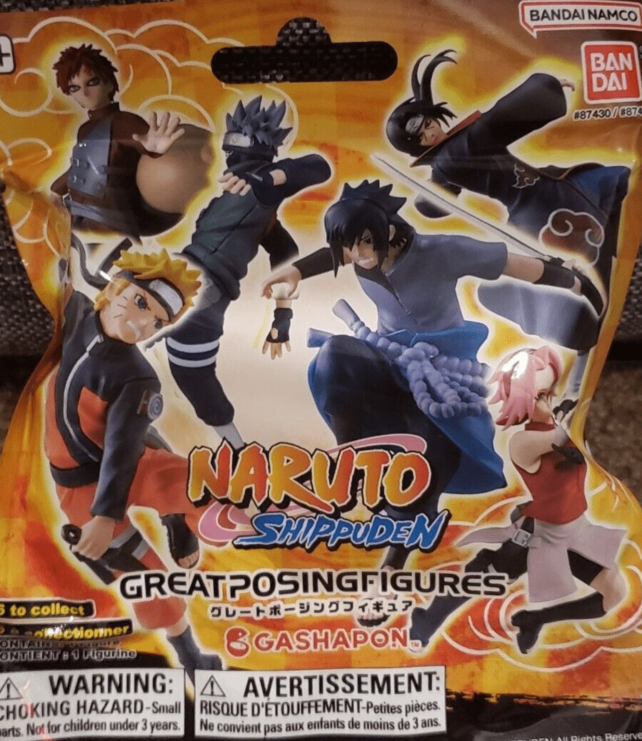 Naruto Shippuden Gashapon Great Posing Figures Blind Pack