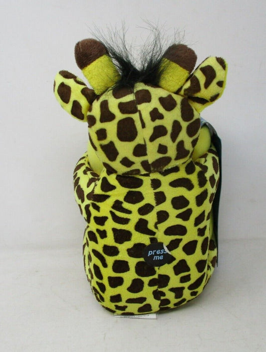 Northpointe Huggable Giraffe Plush with Sound & Fleece Throw