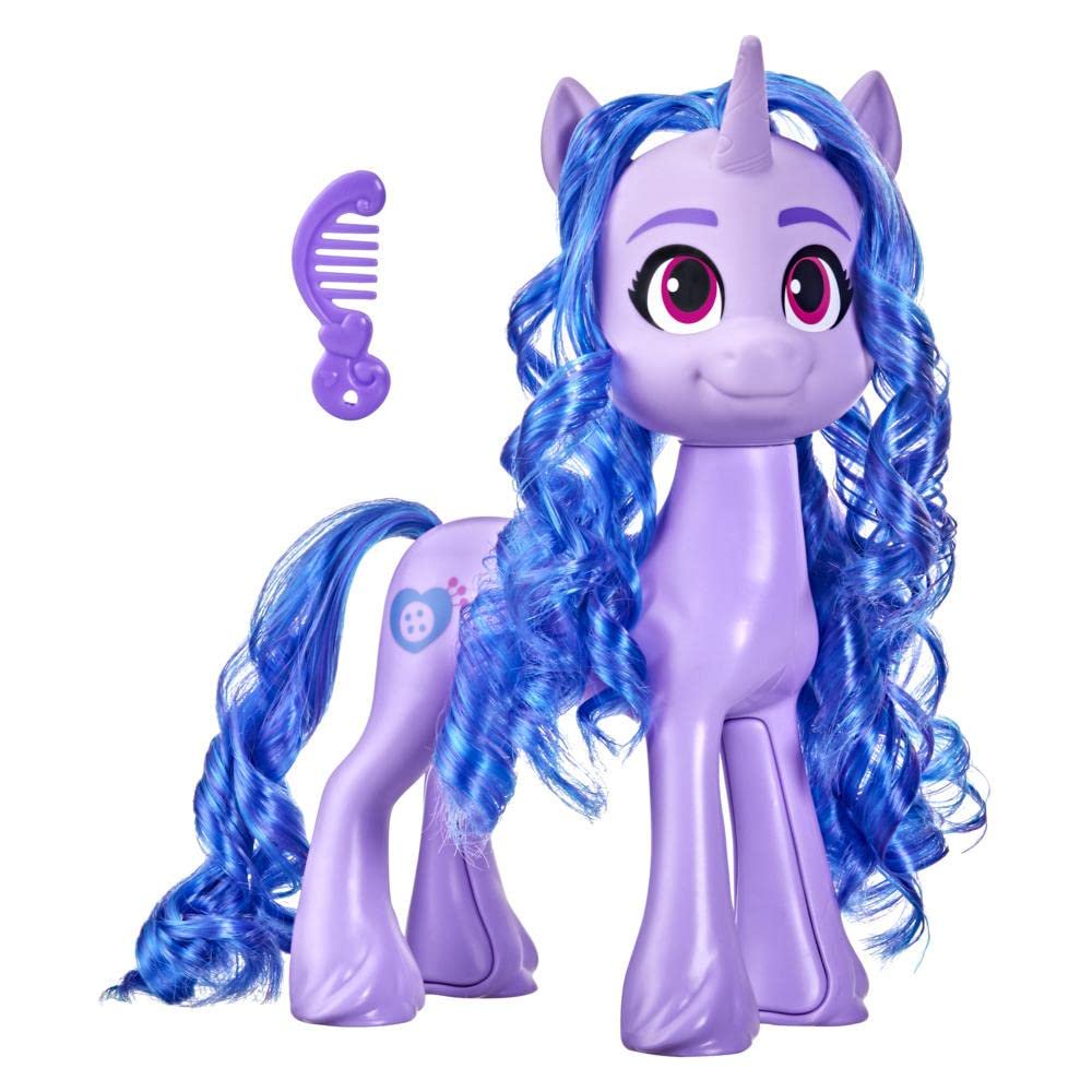 Hasbro My Little Pony Izzy Moonbow 8-Inch Purple Pony Figure with Comb