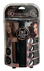 GoTeach Zabelle Go 2-in-1 Hair Straightener & Curler