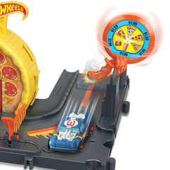 Hot Wheels City Speedy Pizza Pick-Up Playset with 1 Car