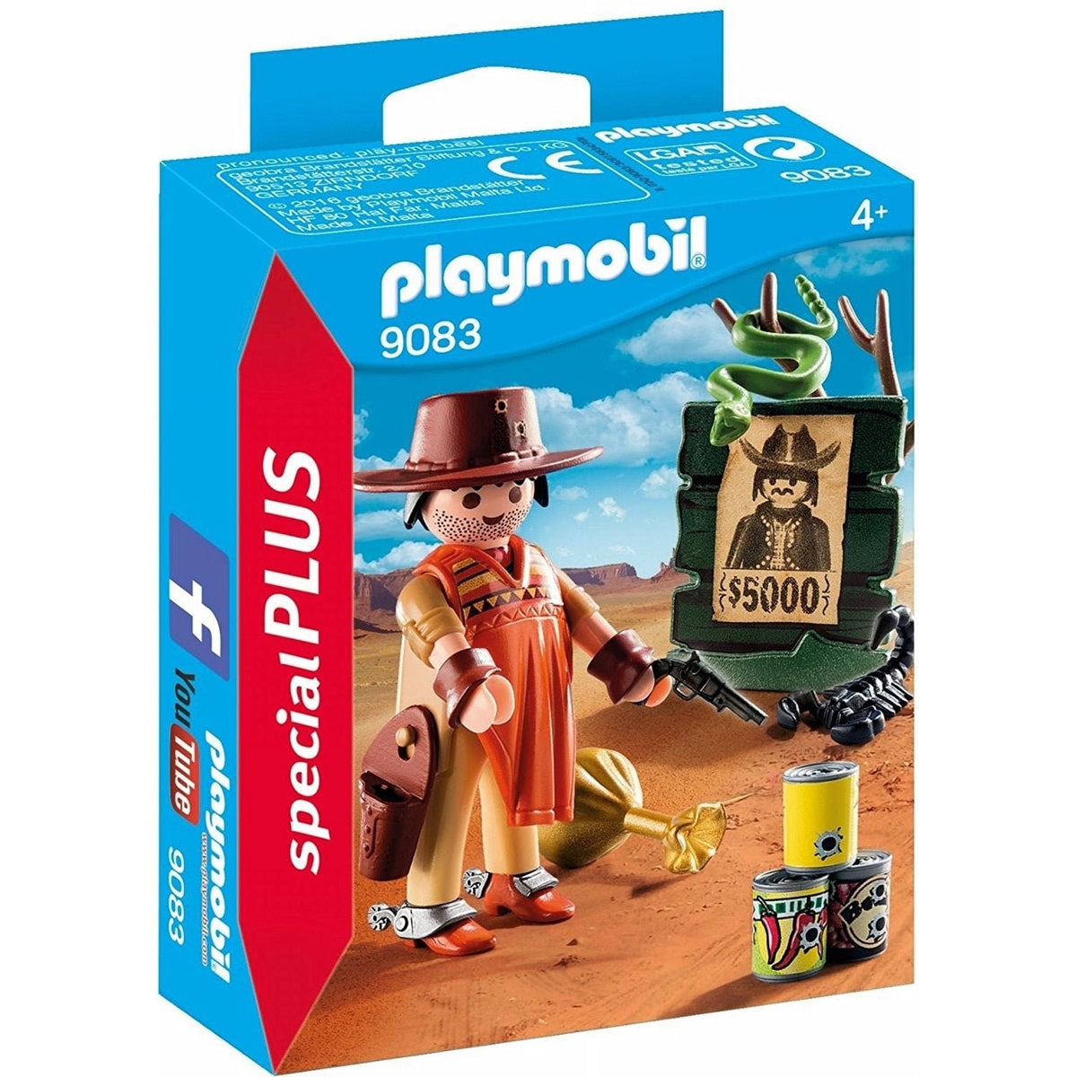 Playmobil Cowboy with Wanted Poster Special Plus Play Set