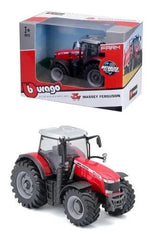 Bburago Massey Ferguson 8740S Die-Cast Tractor | 1:43 Scale
