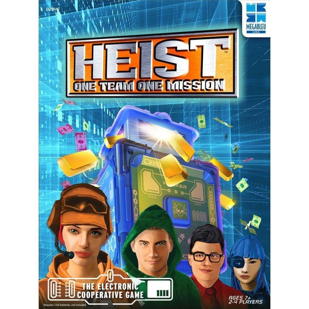 Megableu Heist Strategy Game | 5-Level Coop Fun Ages 7+