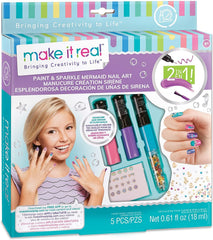 Make It Real Paint & Sparkle Mermaid Nail Art Kit